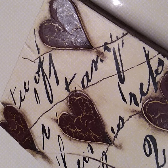 Sid Dickens T-01 "Red Hearts with Script" *Retired* Vintage - Picture 6 of 7